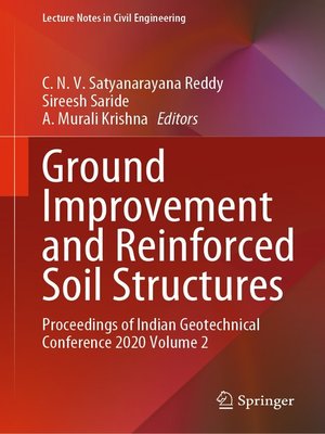 cover image of Ground Improvement and Reinforced Soil Structures